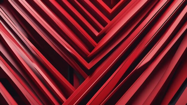 Abstract geometric red lines retro background