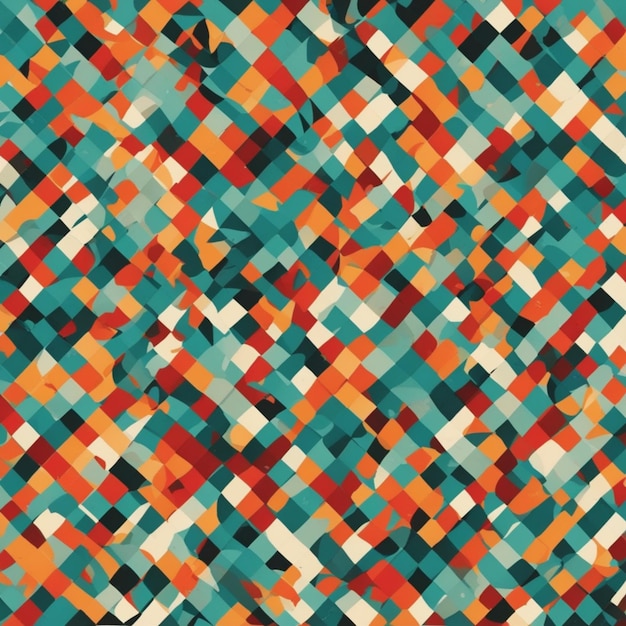 Abstract geometric seamless pattern