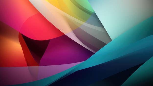 abstract geometric shape colorful background