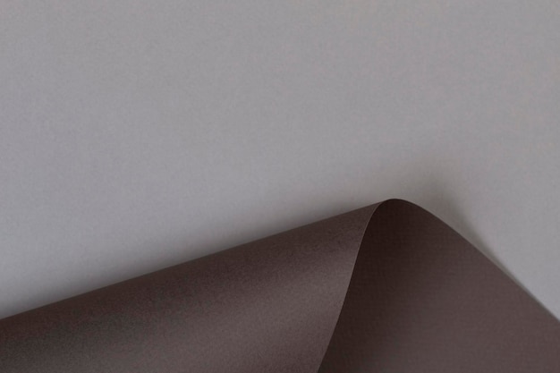 Фото Абстрактная геометрическая форма серо-коричневый цвет бумажного фона