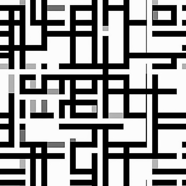 Abstract geometric shapes pattern Ai Generated