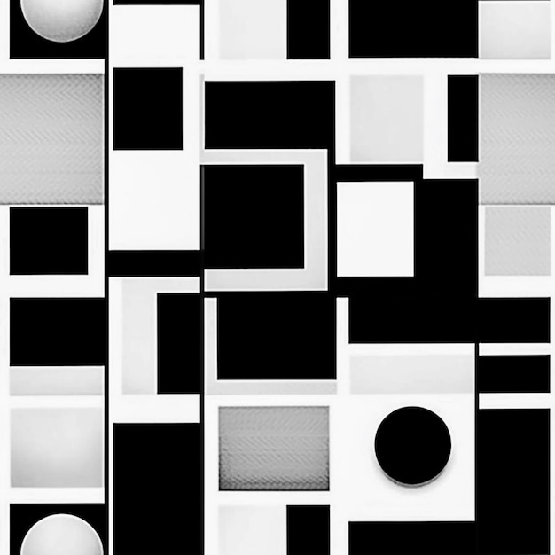 Abstract geometric shapes pattern Ai Generated