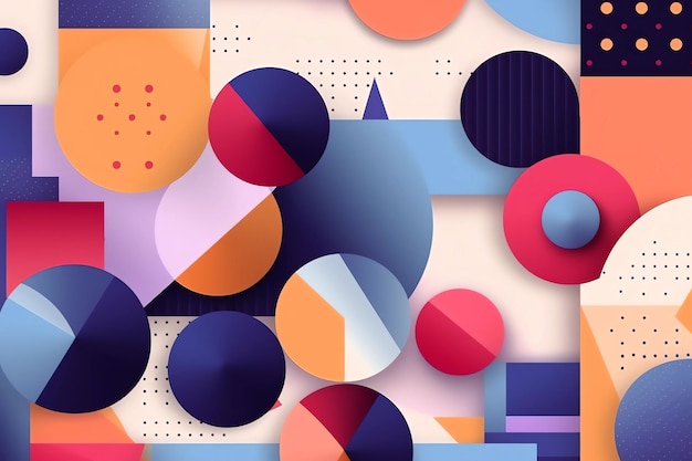 Abstract geometric shapes