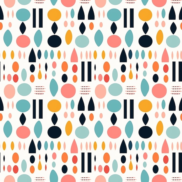 Abstract geometric simple pattern design Seamless pattern