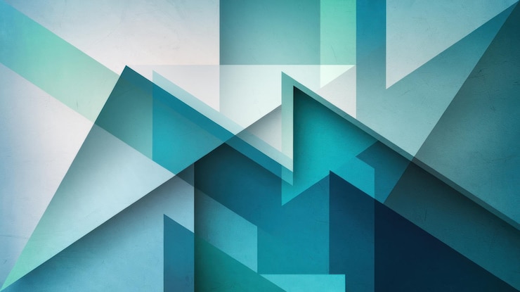 Photo abstract geometric triangles