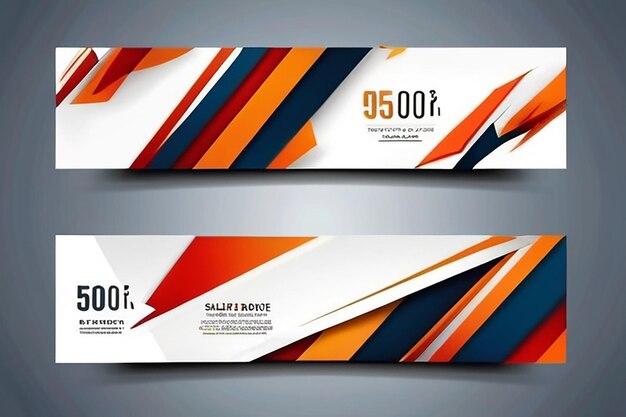 Abstract geometric vector Web banner design background header Templates design