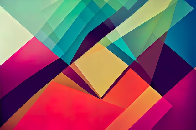 Abstract geometric wallpaper vibrant colors smooth colorful abstract background