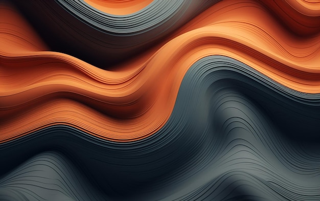 Abstract Geometric Waves Background