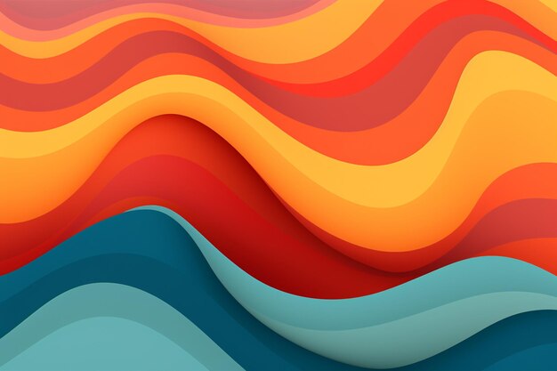 Abstract geometric wavy folds background