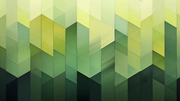 Abstract and Geometrical Texture in Light Green Colors Futuristic Background