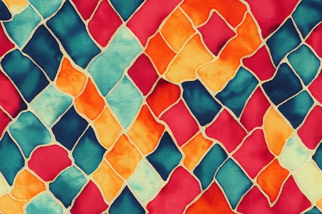 Abstract geometrisch ontwerpbehang