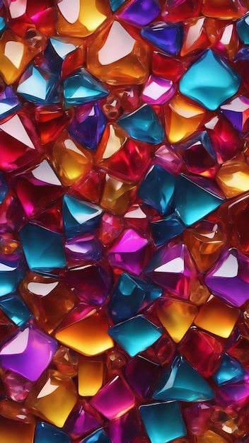 Abstract glass material shape background