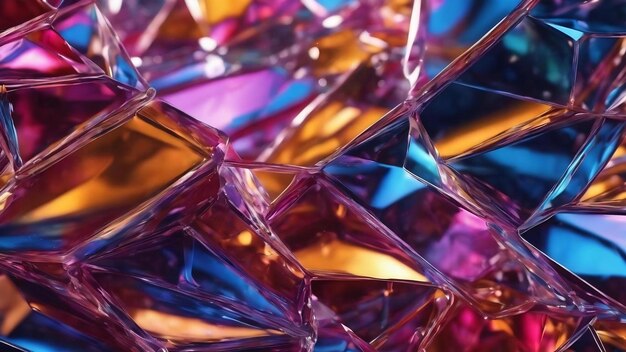 Abstract glass material shape background