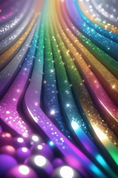 Abstract glitter colorful lights background vertical composition