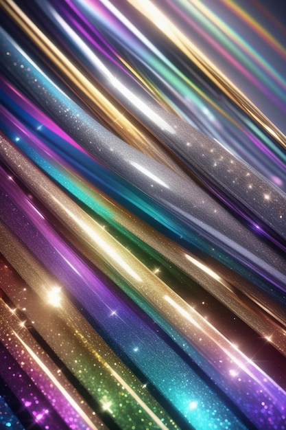 Abstract glitter colorful lights background vertical composition