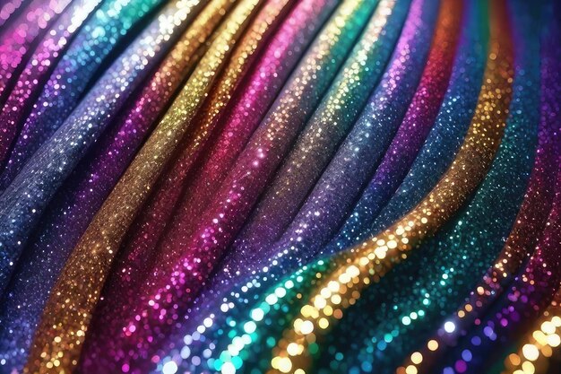 Abstract glitter colorful lights background