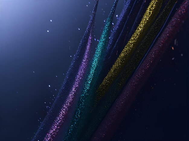 Abstract glitter colorful lights background