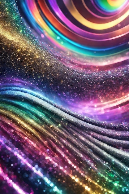 Abstract glitter colorful lights background