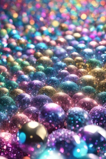 Photo abstract glitter colorful lights background