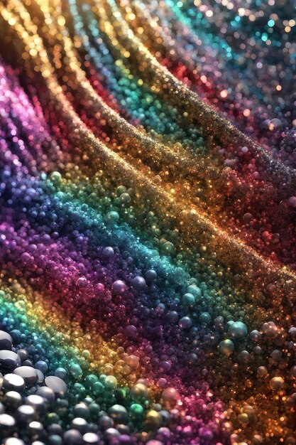 Photo abstract glitter colorful lights background