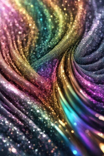 Abstract glitter colorful lights background