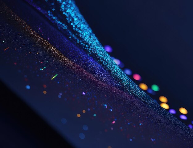 Abstract glitter colorful lights background