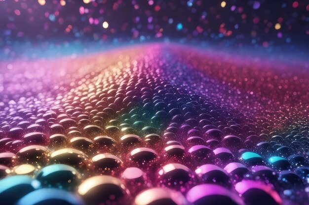 Abstract glitter colorful lights background