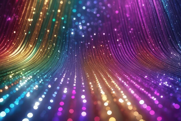 Abstract glitter colorful lights background