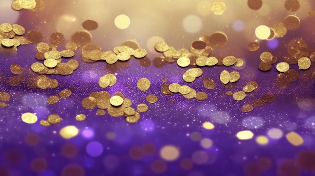 Abstract glitter colorful particle background