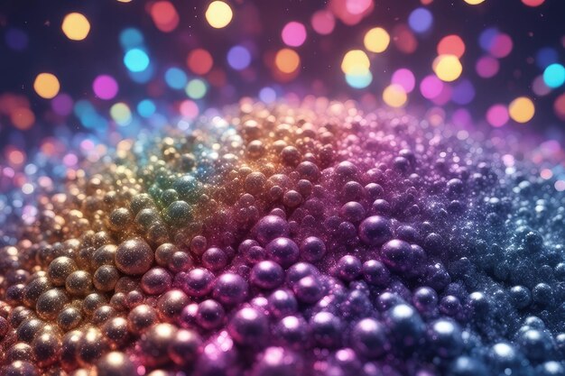 Foto abstract glitter kleurrijke lichten achtergrond