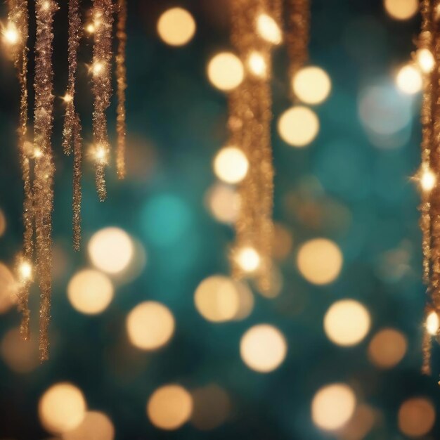 Abstract glitter vintage lights holiday decoration concept background beautiful bokeh abstract shiny