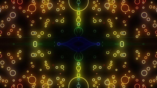 Abstract glow circles