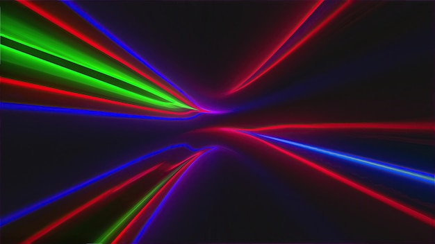 Abstract glow lines
