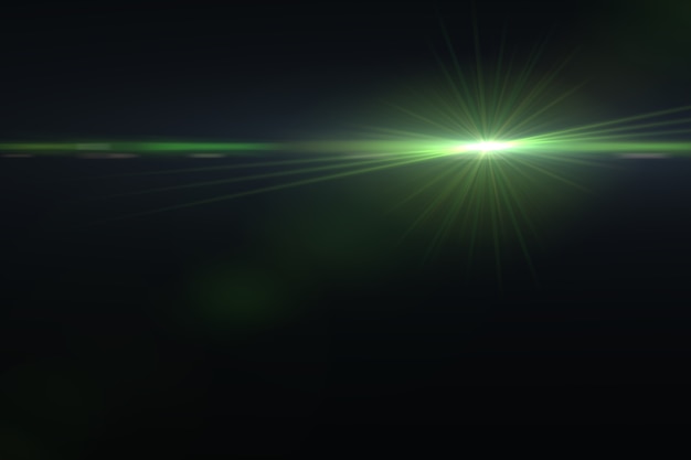 Photo abstract glowing digital lens flare background