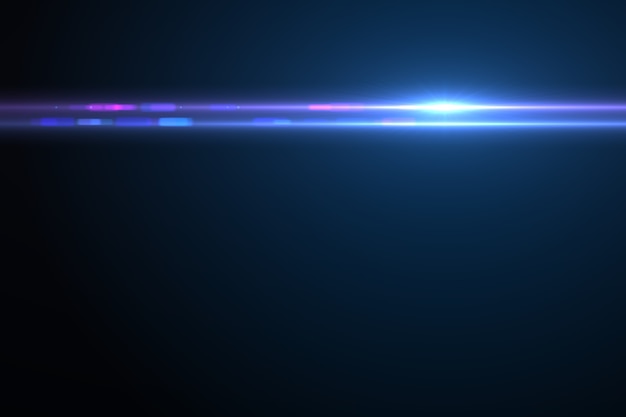 Abstract glowing digital lens flare background