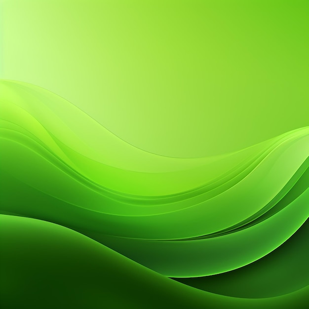 Abstract glowing green background