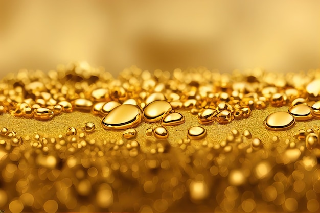 Abstract gold background Ai render