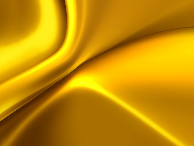 Abstract gold background with smooth lines and