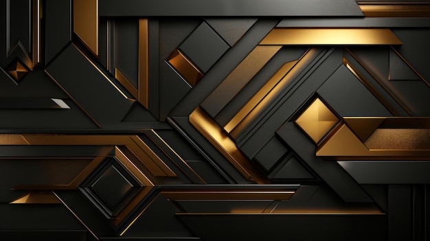 Premium AI Image | abstract gold and blank wave wallpaper 4k ultra hd