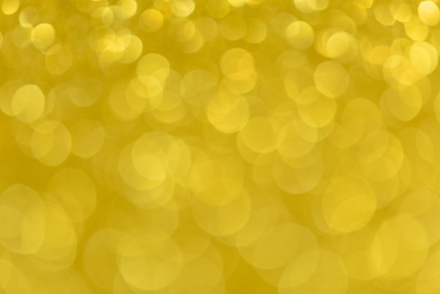 Abstract gold bokeh background