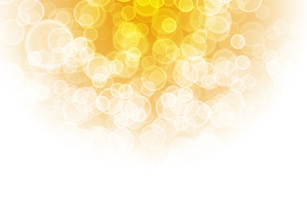 Photo abstract gold bokeh digital background. graphic resources design template.