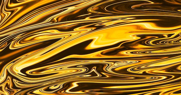 Photo abstract gold fluid texture background