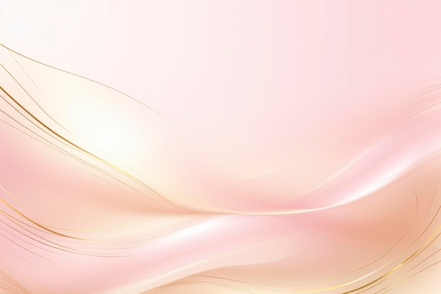 Abstract gold and light pink wave background