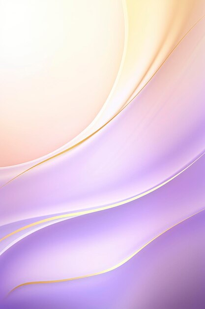 Abstract gold and light purple wave background