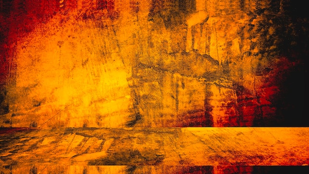 Foto fondo giallo astratto del modello dell'intonaco di struttura della parete dello stucco dell'oro