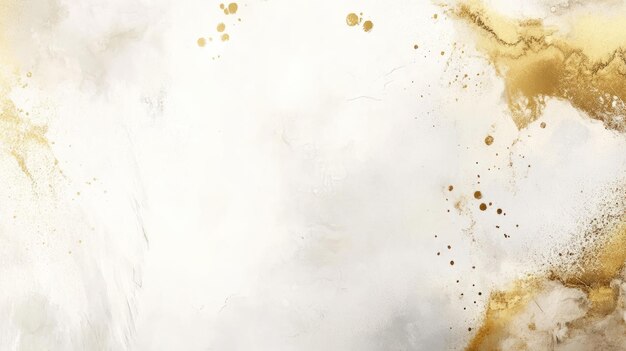 abstract gold and white watercolor background
