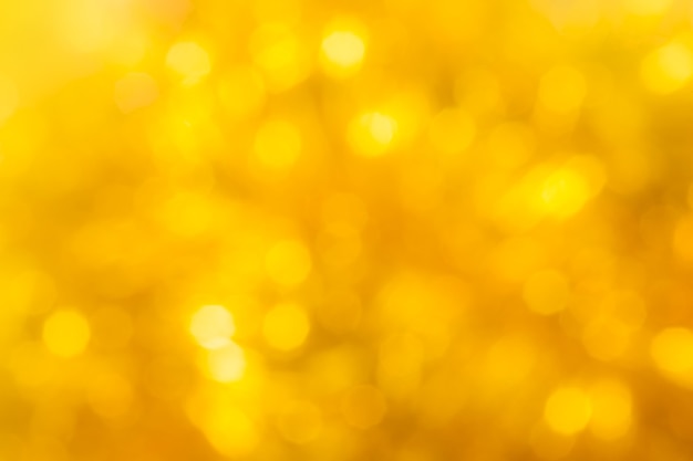 Abstract Gold yellow bokeh background for your design