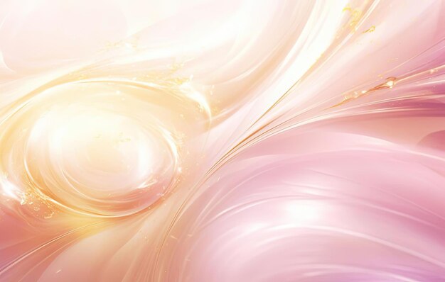 An abstract golden background with beautiful motion in the style of whimsical design