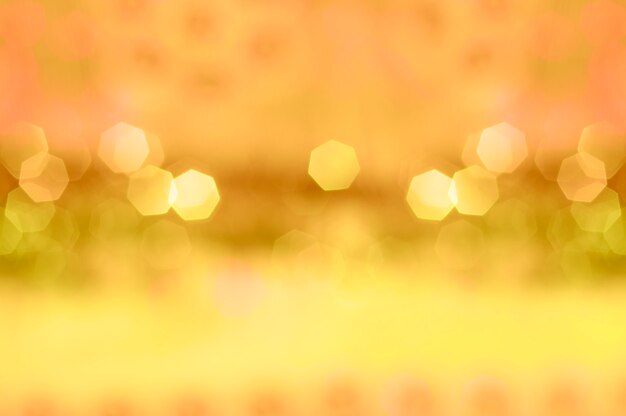Abstract golden background with big bokeh