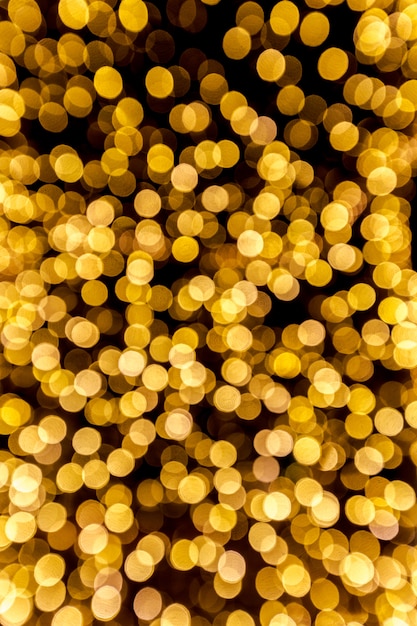 Abstract golden blurred lights background